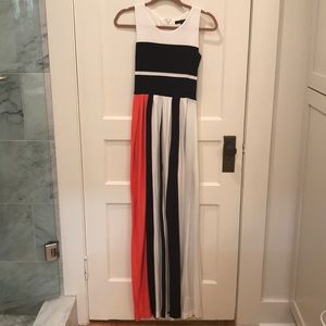 French Connection Striped Maxi